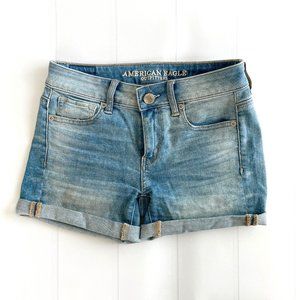 American Eagle Outfitters denim midi shorts EUC